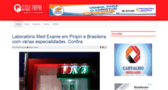 Desktop Screenshot of cliquepiripiri.com.br
