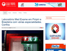 Tablet Screenshot of cliquepiripiri.com.br